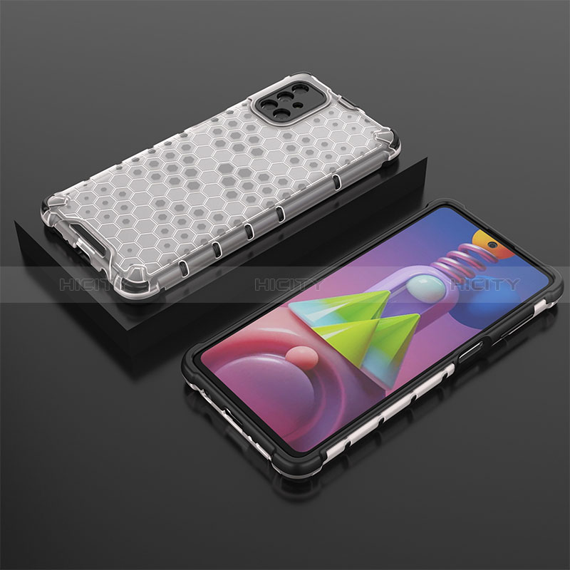 Carcasa Bumper Funda Silicona Transparente 360 Grados AM2 para Samsung Galaxy M51