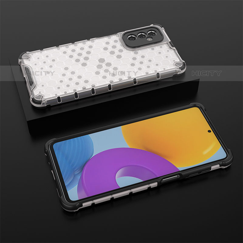 Carcasa Bumper Funda Silicona Transparente 360 Grados AM2 para Samsung Galaxy M52 5G Blanco
