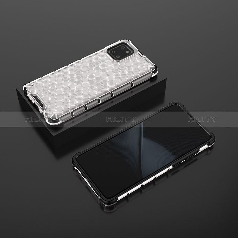 Carcasa Bumper Funda Silicona Transparente 360 Grados AM2 para Samsung Galaxy M60s Blanco