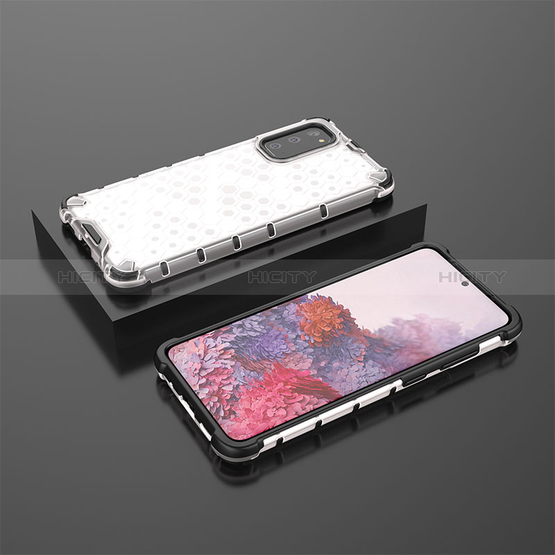 Carcasa Bumper Funda Silicona Transparente 360 Grados AM2 para Samsung Galaxy S20 5G