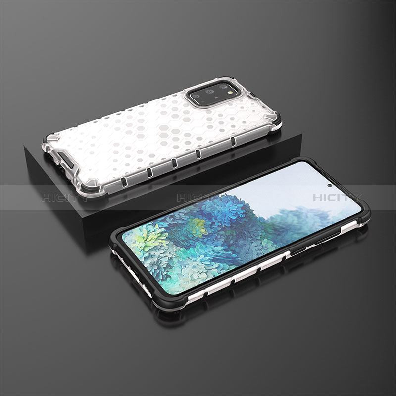 Carcasa Bumper Funda Silicona Transparente 360 Grados AM2 para Samsung Galaxy S20 Plus 5G