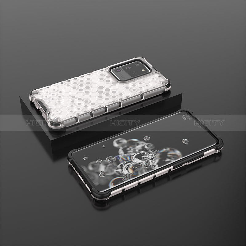 Carcasa Bumper Funda Silicona Transparente 360 Grados AM2 para Samsung Galaxy S20 Ultra 5G