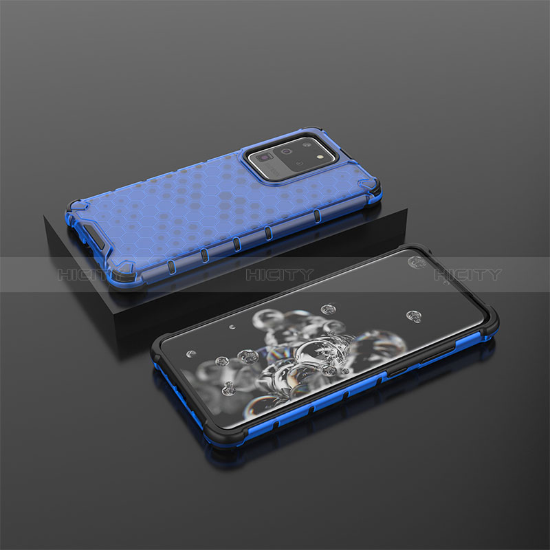 Carcasa Bumper Funda Silicona Transparente 360 Grados AM2 para Samsung Galaxy S20 Ultra 5G