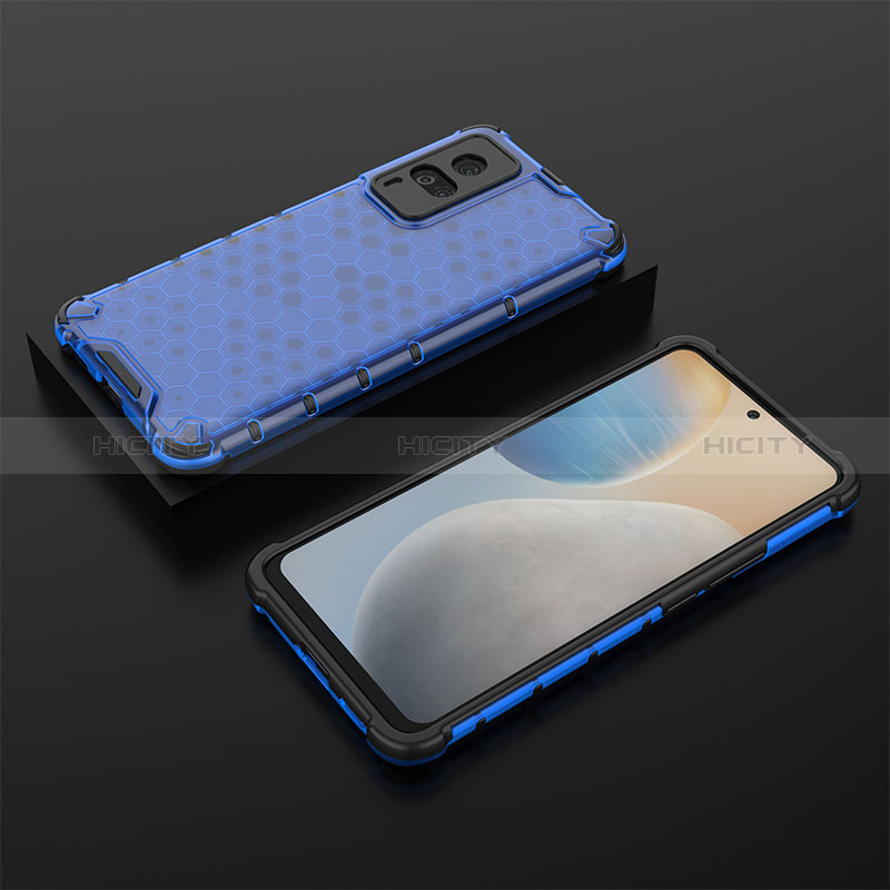 Carcasa Bumper Funda Silicona Transparente 360 Grados AM2 para Vivo X60 Pro 5G