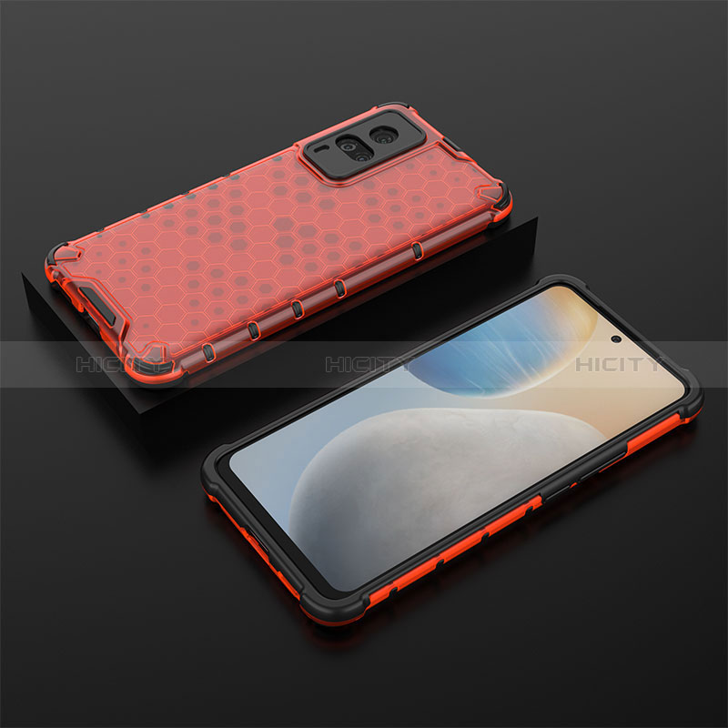 Carcasa Bumper Funda Silicona Transparente 360 Grados AM2 para Vivo X60 Pro 5G