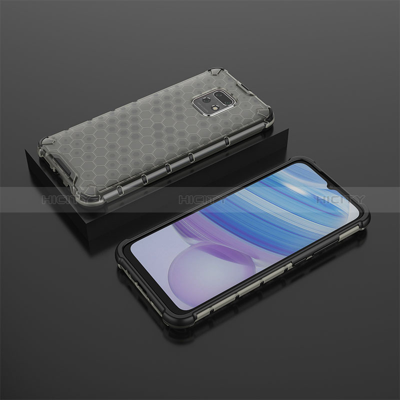 Carcasa Bumper Funda Silicona Transparente 360 Grados AM2 para Xiaomi Redmi 10X 5G Negro
