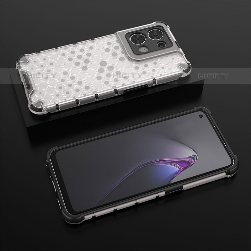 Carcasa Bumper Funda Silicona Transparente 360 Grados AM3 para Oppo Reno8 5G