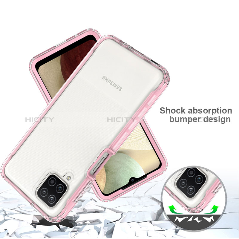 Carcasa Bumper Funda Silicona Transparente 360 Grados JX1 para Samsung Galaxy A12 5G