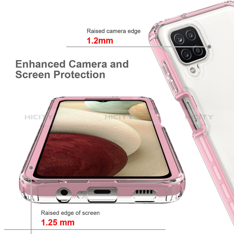 Carcasa Bumper Funda Silicona Transparente 360 Grados JX1 para Samsung Galaxy A12 5G