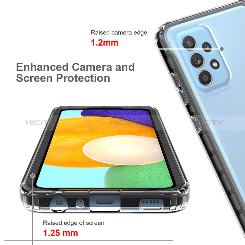 Carcasa Bumper Funda Silicona Transparente 360 Grados JX1 para Samsung Galaxy A52s 5G