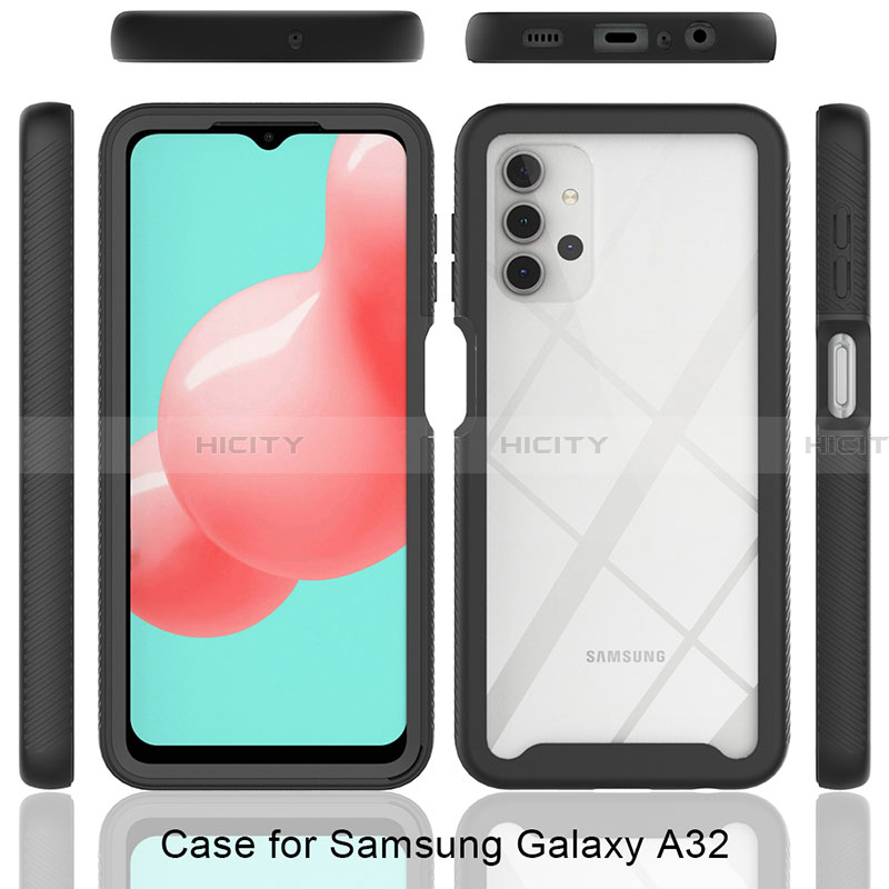 Carcasa Bumper Funda Silicona Transparente 360 Grados JX2 para Samsung Galaxy A32 5G