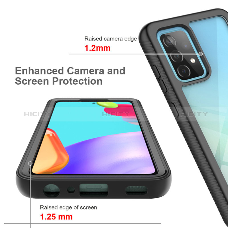 Carcasa Bumper Funda Silicona Transparente 360 Grados JX2 para Samsung Galaxy A52s 5G