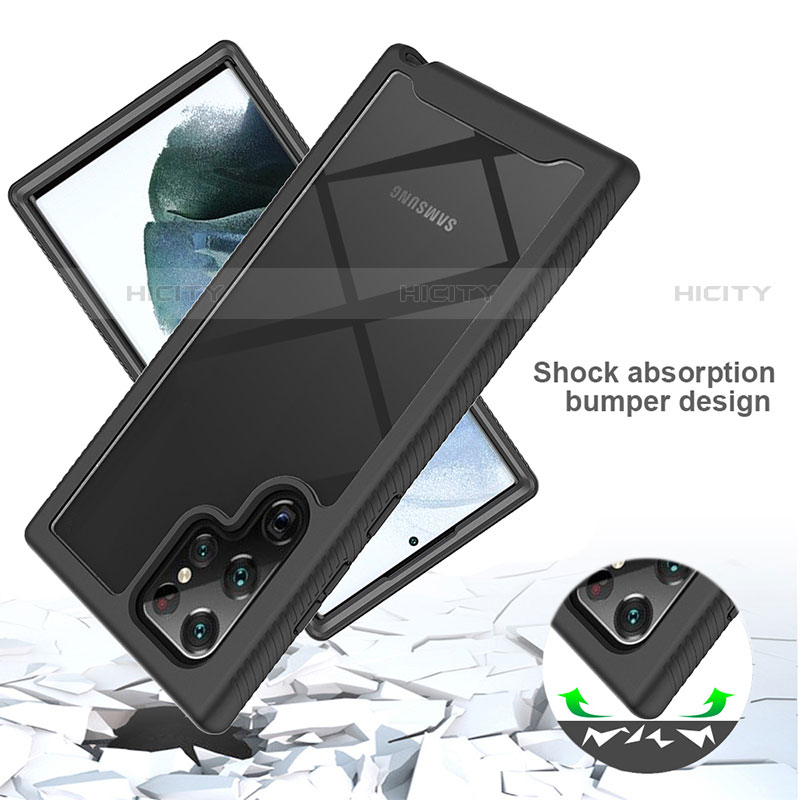 Carcasa Bumper Funda Silicona Transparente 360 Grados M03 para Samsung Galaxy S23 Ultra 5G