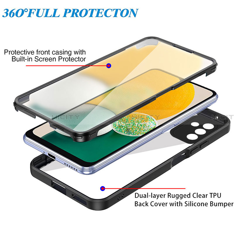 Carcasa Bumper Funda Silicona Transparente 360 Grados MJ1 para Samsung Galaxy A13 5G