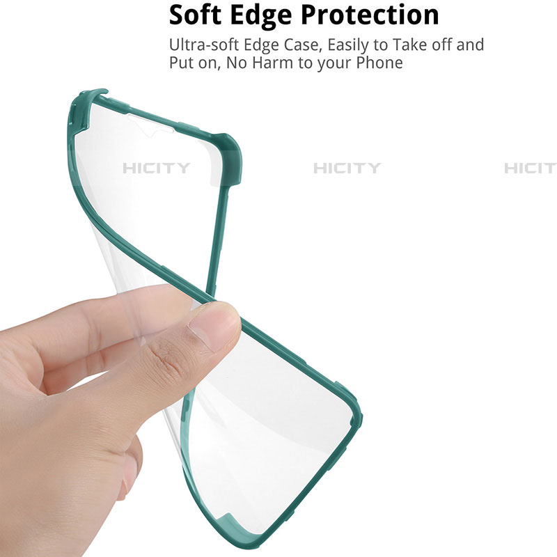 Carcasa Bumper Funda Silicona Transparente 360 Grados MJ1 para Samsung Galaxy A52 5G