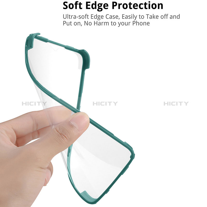 Carcasa Bumper Funda Silicona Transparente 360 Grados MJ1 para Samsung Galaxy A52s 5G
