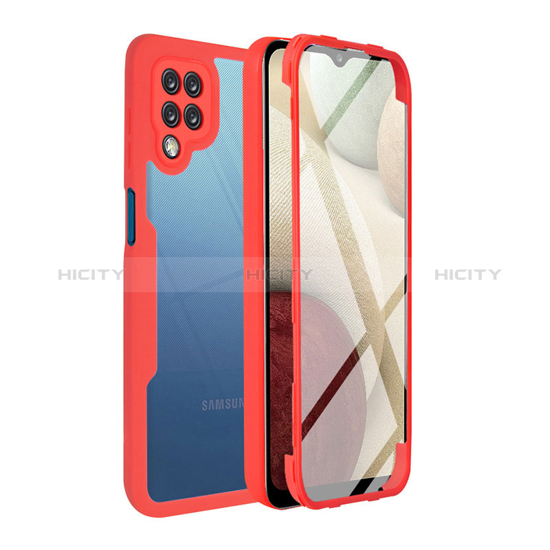 Carcasa Bumper Funda Silicona Transparente 360 Grados MJ1 para Samsung Galaxy F12