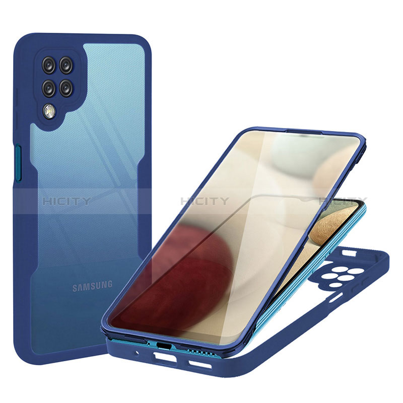 Carcasa Bumper Funda Silicona Transparente 360 Grados MJ1 para Samsung Galaxy F12