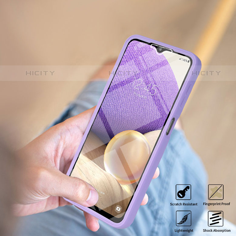 Carcasa Bumper Funda Silicona Transparente 360 Grados MJ1 para Samsung Galaxy M32 5G