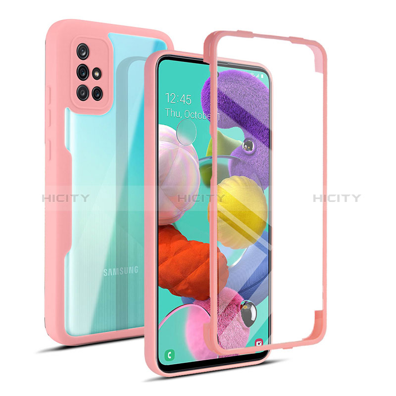 Carcasa Bumper Funda Silicona Transparente 360 Grados MJ1 para Samsung Galaxy M40S