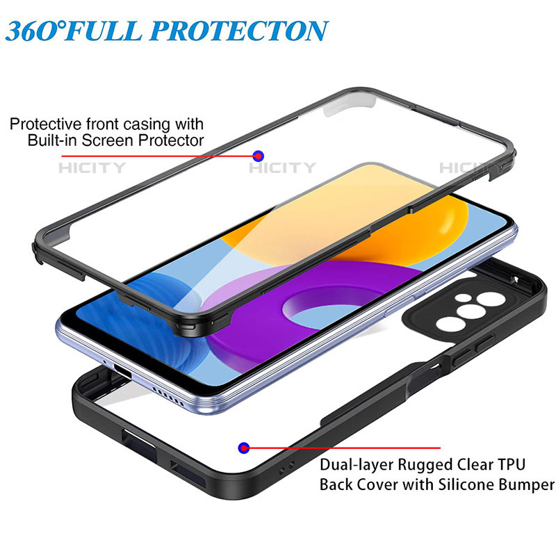 Carcasa Bumper Funda Silicona Transparente 360 Grados MJ1 para Samsung Galaxy M52 5G