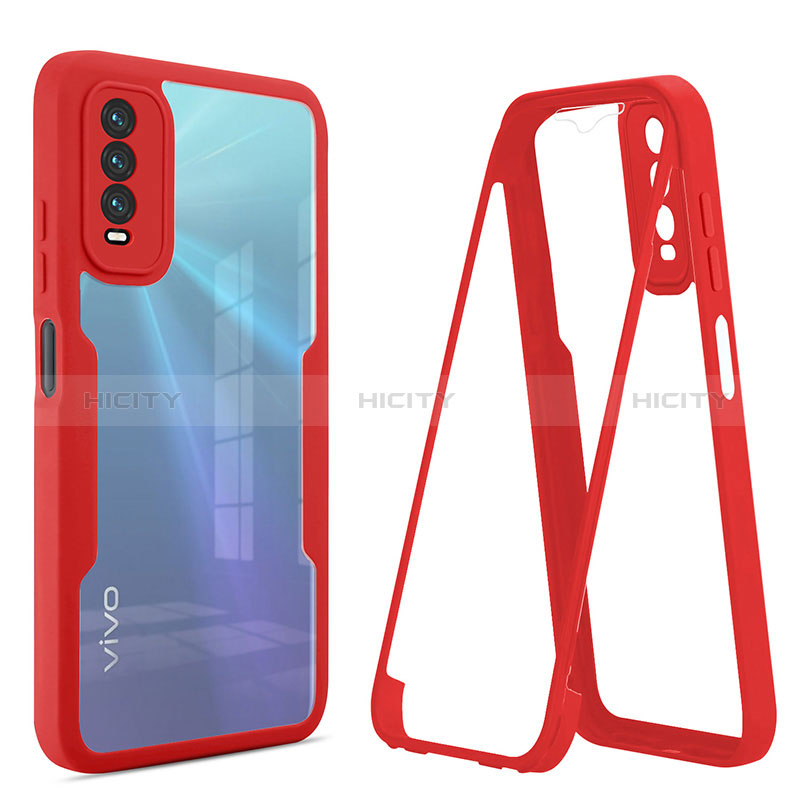 Carcasa Bumper Funda Silicona Transparente 360 Grados MJ1 para Vivo Y11s