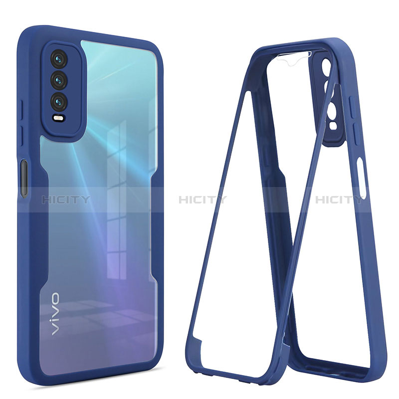 Carcasa Bumper Funda Silicona Transparente 360 Grados MJ1 para Vivo Y11s