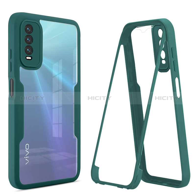 Carcasa Bumper Funda Silicona Transparente 360 Grados MJ1 para Vivo Y11s