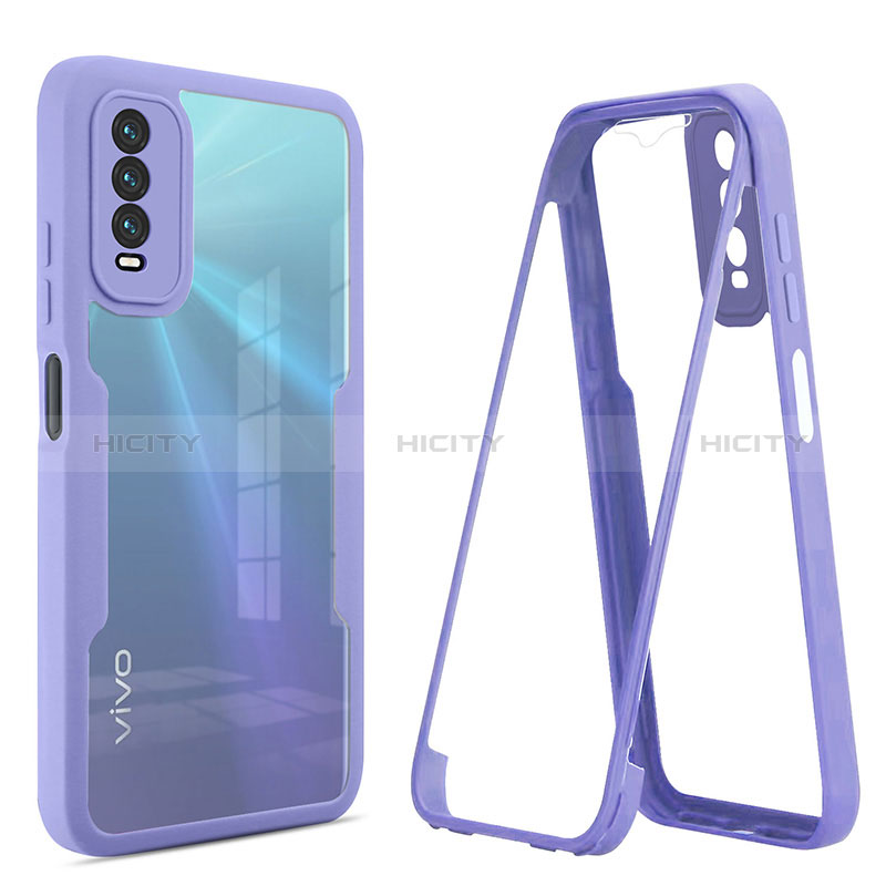 Carcasa Bumper Funda Silicona Transparente 360 Grados MJ1 para Vivo Y11s