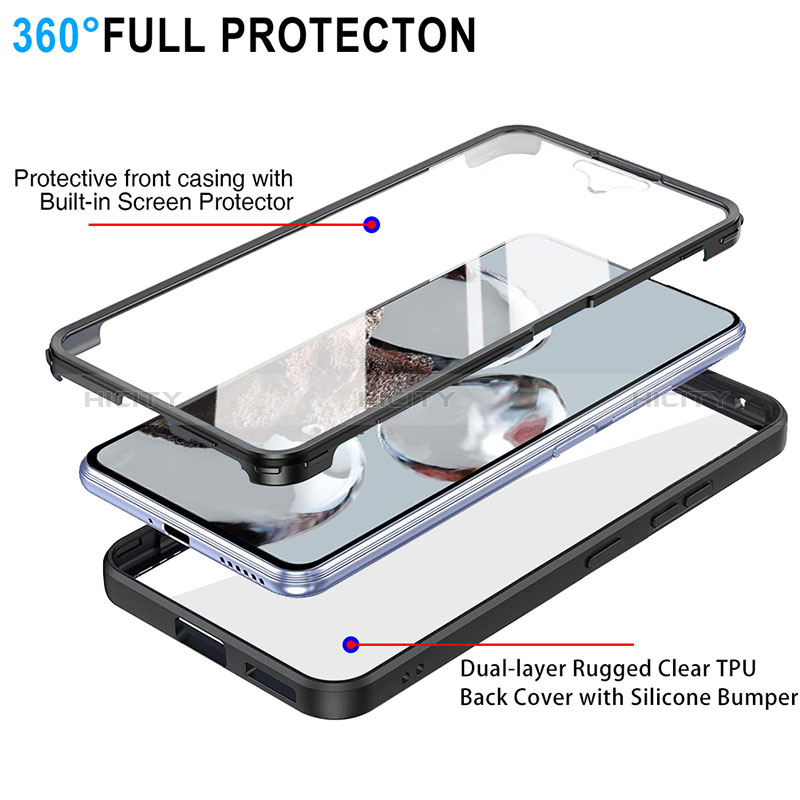 Carcasa Bumper Funda Silicona Transparente 360 Grados MJ1 para Xiaomi Mi 12T 5G