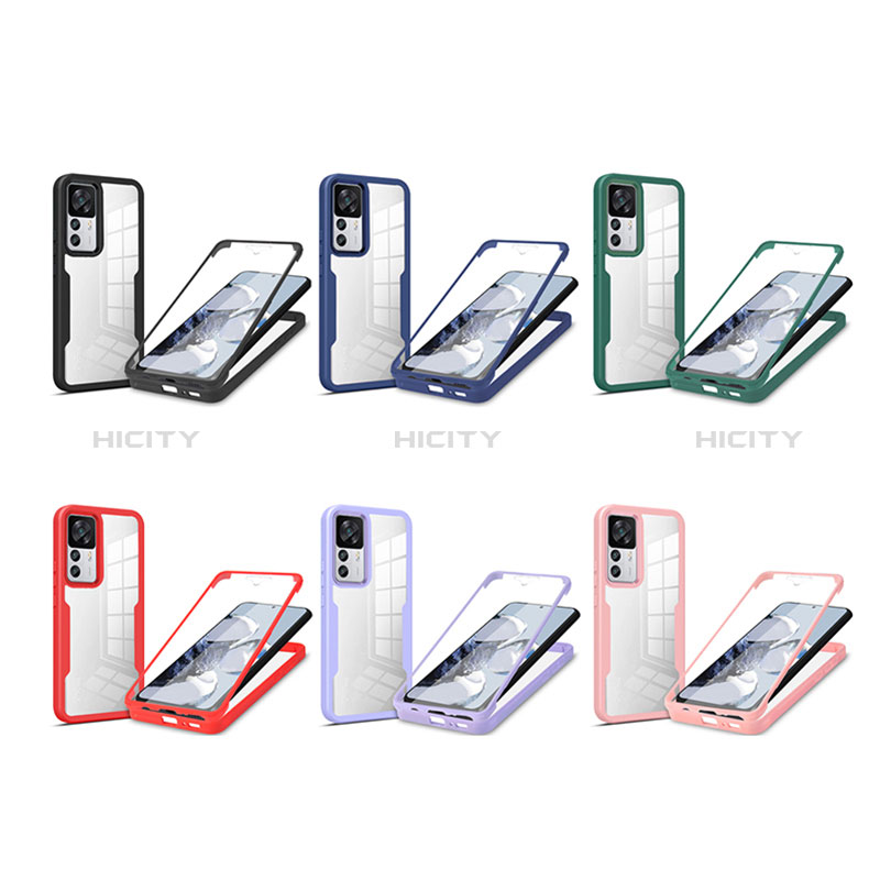 Carcasa Bumper Funda Silicona Transparente 360 Grados MJ1 para Xiaomi Mi 12T 5G