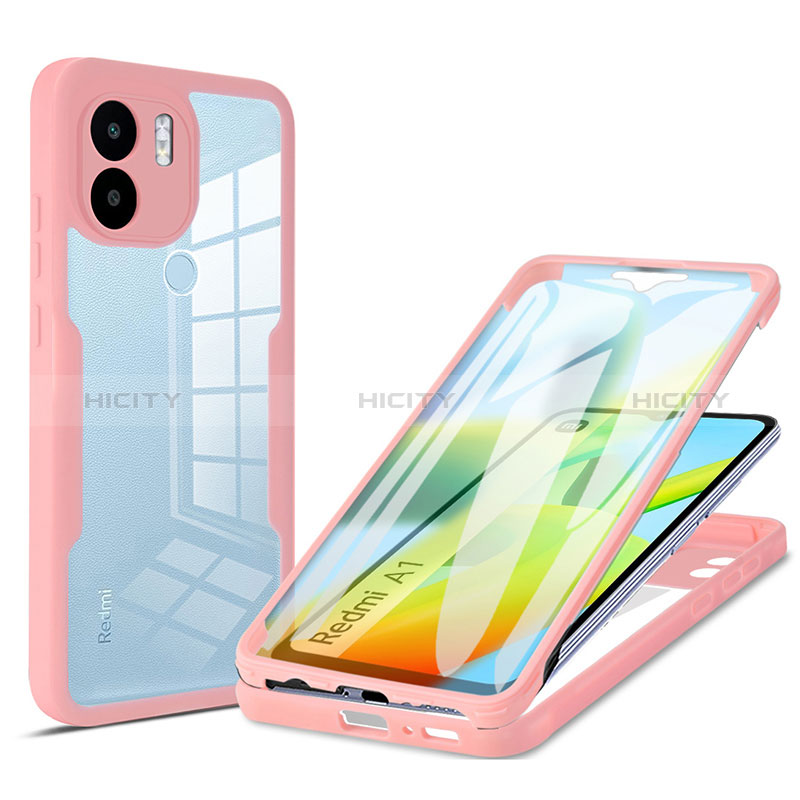 Carcasa Bumper Funda Silicona Transparente 360 Grados MJ1 para Xiaomi Poco C50