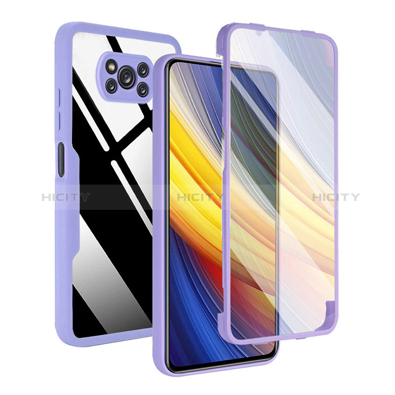 Carcasa Bumper Funda Silicona Transparente 360 Grados MJ1 para Xiaomi Poco X3