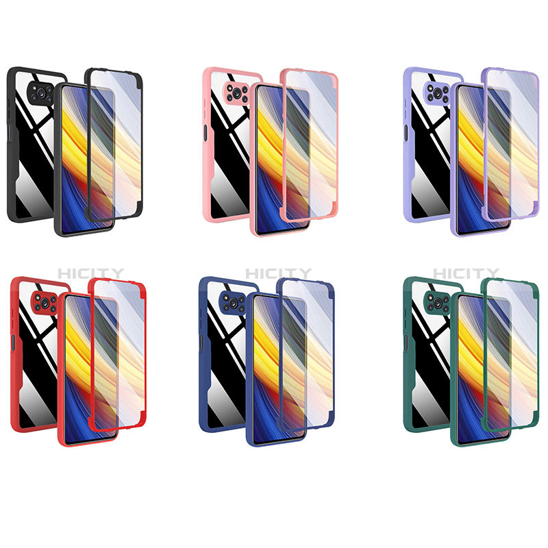 Carcasa Bumper Funda Silicona Transparente 360 Grados MJ1 para Xiaomi Poco X3