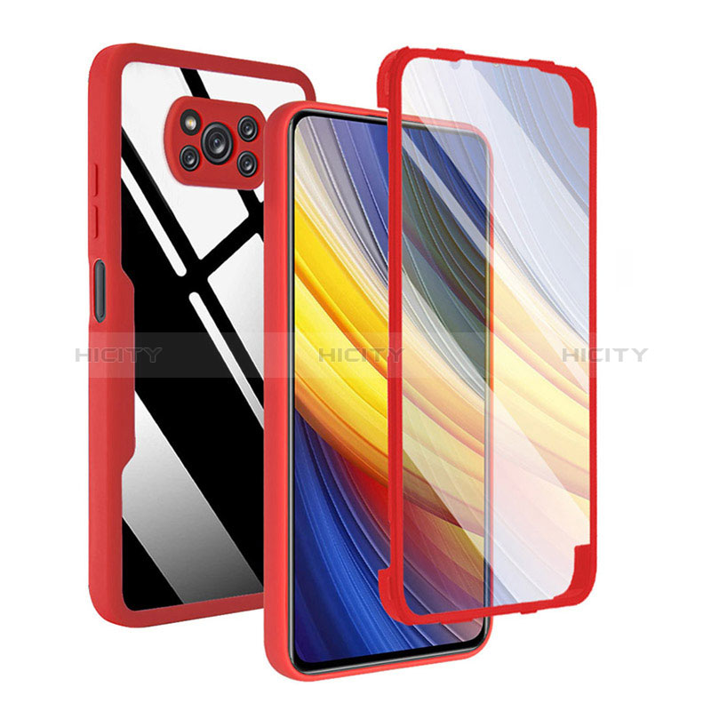 Carcasa Bumper Funda Silicona Transparente 360 Grados MJ1 para Xiaomi Poco X3 Pro