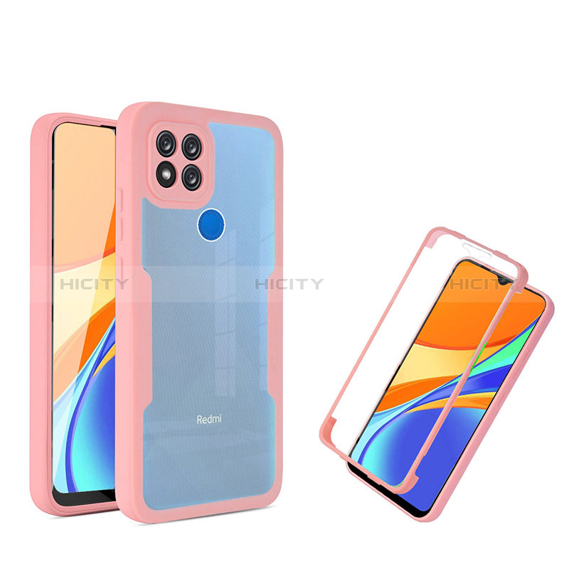 Carcasa Bumper Funda Silicona Transparente 360 Grados MJ1 para Xiaomi Redmi 9 India