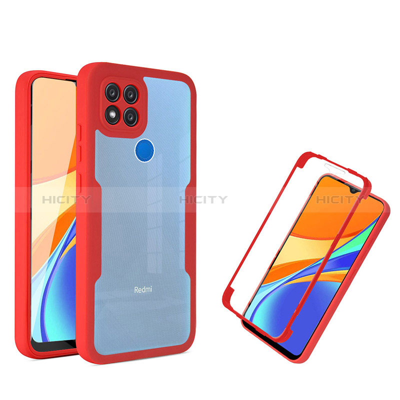 Carcasa Bumper Funda Silicona Transparente 360 Grados MJ1 para Xiaomi Redmi 9 India