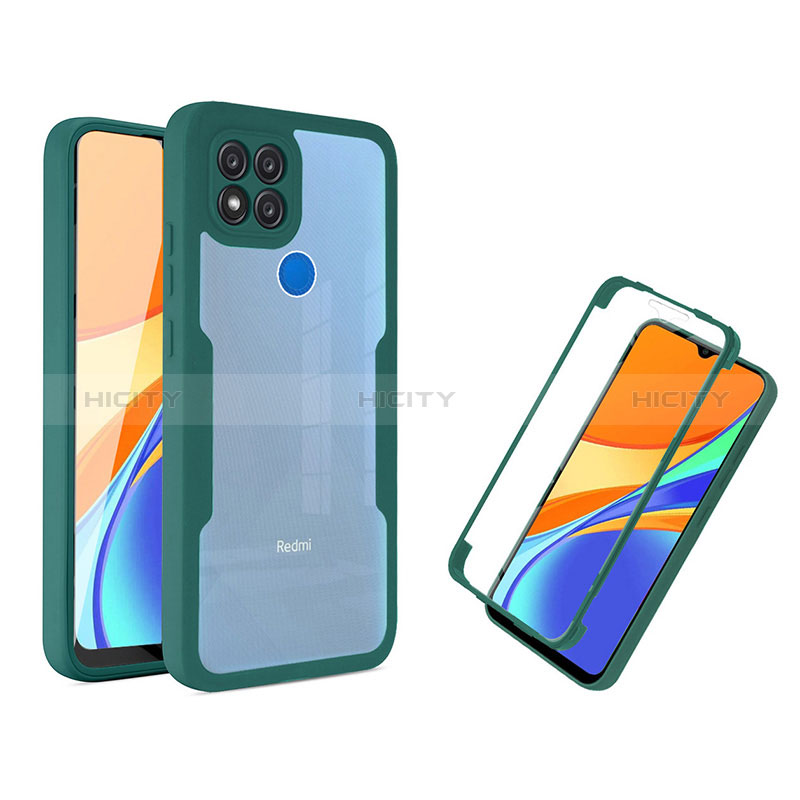 Carcasa Bumper Funda Silicona Transparente 360 Grados MJ1 para Xiaomi Redmi 9 India