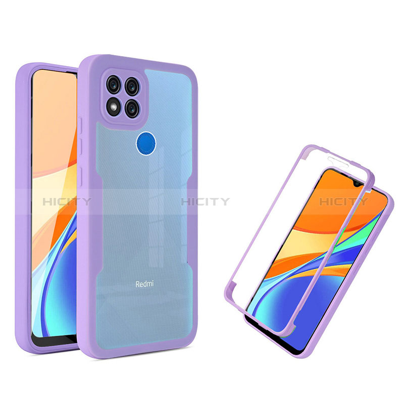 Carcasa Bumper Funda Silicona Transparente 360 Grados MJ1 para Xiaomi Redmi 9 India