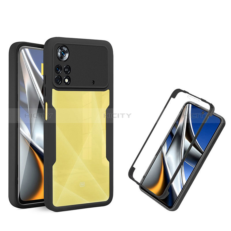 Carcasa Bumper Funda Silicona Transparente 360 Grados MJ1 para Xiaomi Redmi Note 11E Pro 5G