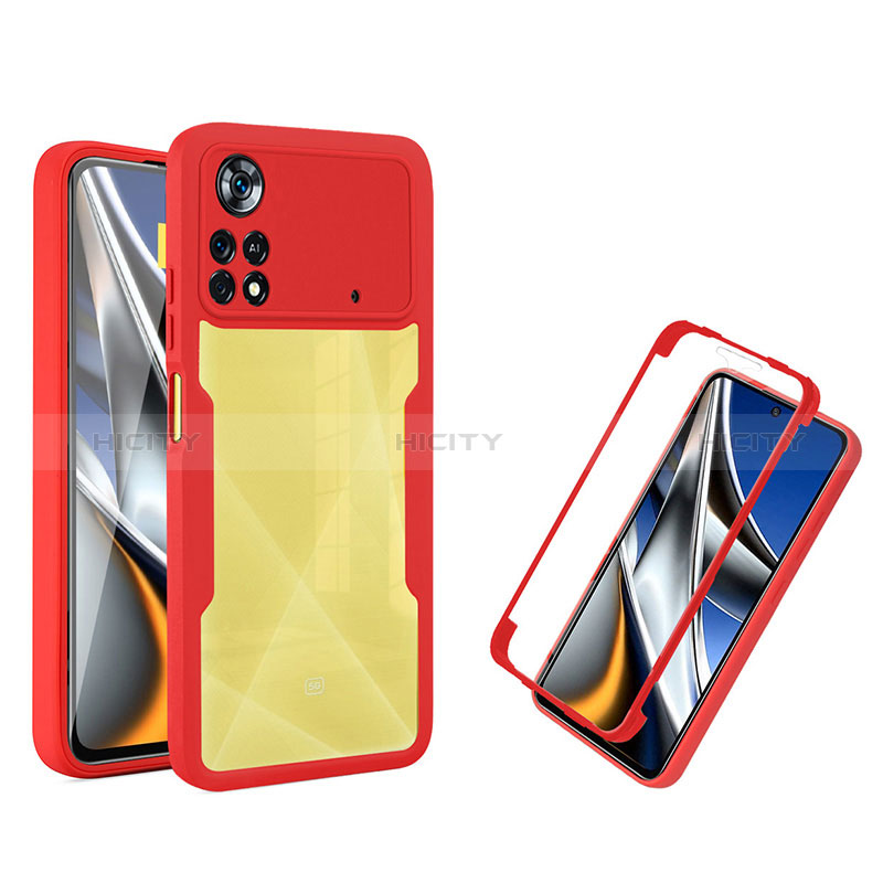 Carcasa Bumper Funda Silicona Transparente 360 Grados MJ1 para Xiaomi Redmi Note 11E Pro 5G