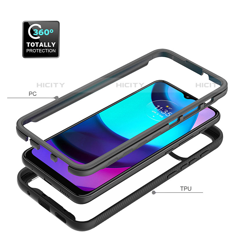 Carcasa Bumper Funda Silicona Transparente 360 Grados para Motorola Moto E20