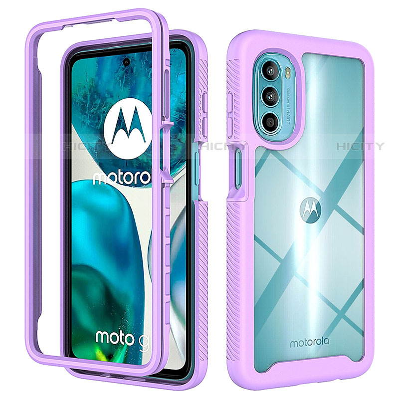 Carcasa Bumper Funda Silicona Transparente 360 Grados para Motorola Moto Edge (2022) 5G