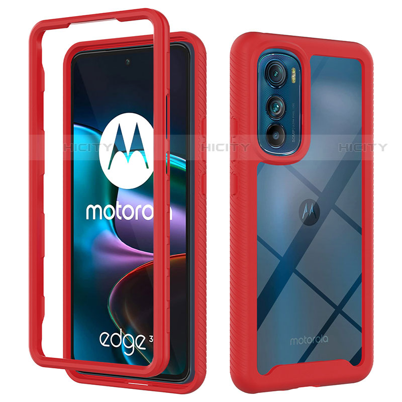 Carcasa Bumper Funda Silicona Transparente 360 Grados para Motorola Moto Edge 30 5G