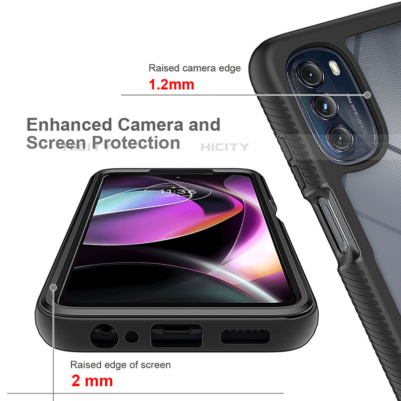Carcasa Bumper Funda Silicona Transparente 360 Grados para Motorola Moto G 5G (2022)