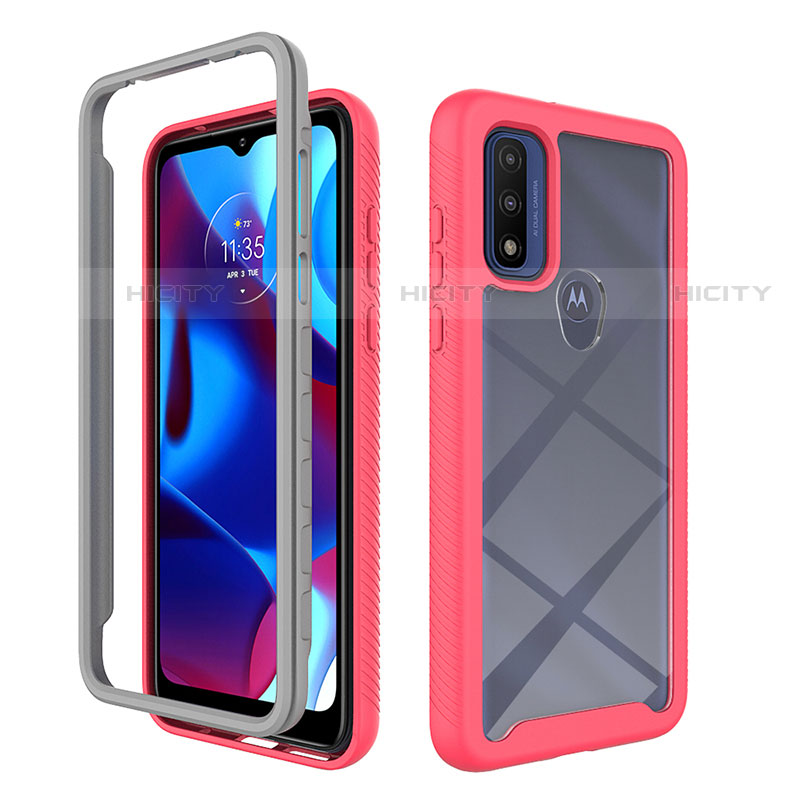 Carcasa Bumper Funda Silicona Transparente 360 Grados para Motorola Moto G Pure