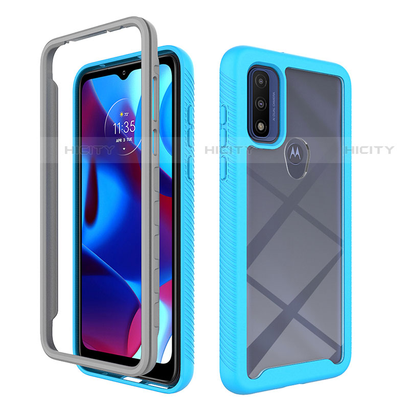 Carcasa Bumper Funda Silicona Transparente 360 Grados para Motorola Moto G Pure