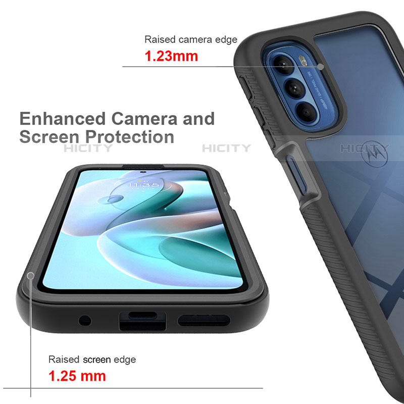 Carcasa Bumper Funda Silicona Transparente 360 Grados para Motorola Moto G31
