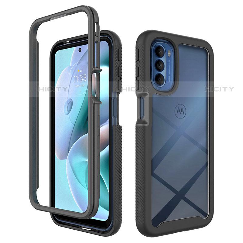 Carcasa Bumper Funda Silicona Transparente 360 Grados para Motorola Moto G31