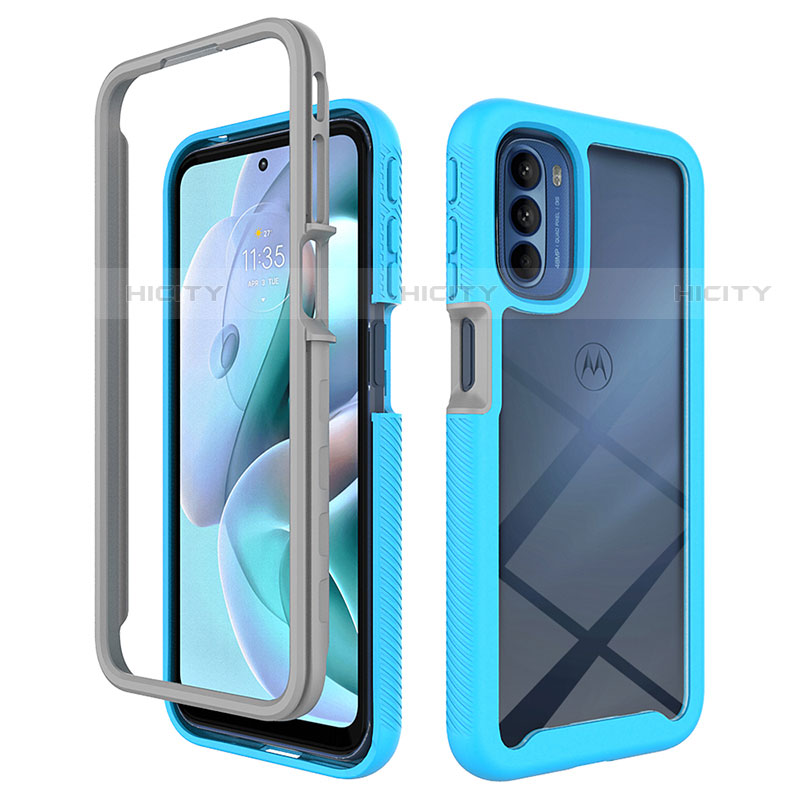 Carcasa Bumper Funda Silicona Transparente 360 Grados para Motorola Moto G31